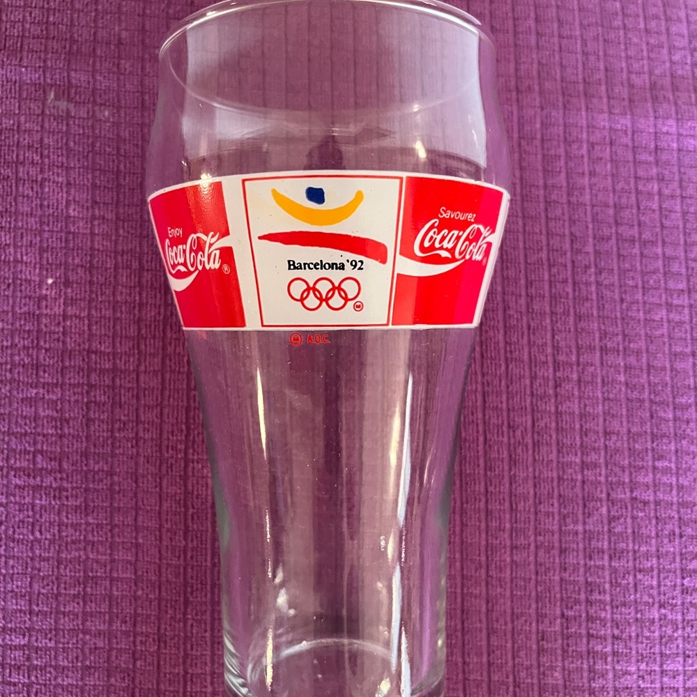 Olympic Games Barcelona 1992 Coca Cola glass